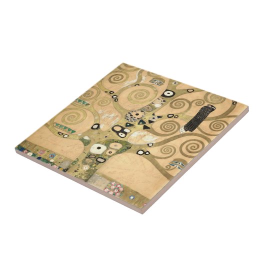 Gustav Klimt - De Boom des Levens, Stoclet-fries Tegeltje (Zijkant)