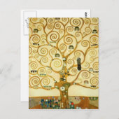 Gustav Klimt de boom van de  kunst van het leven Briefkaart (Voorkant / Achterkant)