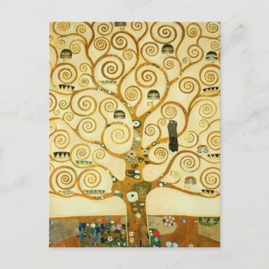 Gustav Klimt de boom van de  kunst van het leven Briefkaart (Voorkant)