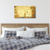 Gustav Klimt de boom van de  kunst van het leven Canvas Afdruk (Insitu (Slaapkamer))
