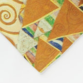Gustav Klimt de boom van de  kunst van het leven Fleece Deken (Hoek)