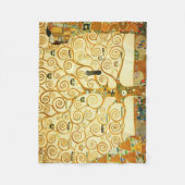 Gustav Klimt de boom van de  kunst van het leven Fleece Deken (Voorkant)
