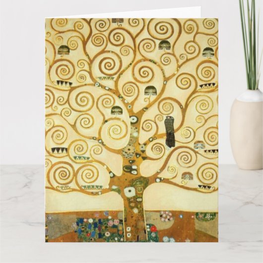 Gustav Klimt de boom van de  kunst van het leven Kaart (Voorkant)