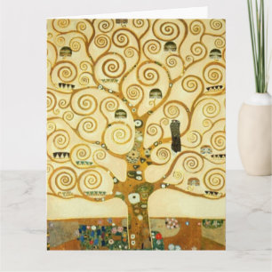 Gustav Klimt de boom van de  kunst van het leven Kaart