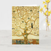Gustav Klimt de boom van de  kunst van het leven Kaart (Gele Bloem)