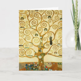 Gustav Klimt de boom van de  kunst van het leven Kaart