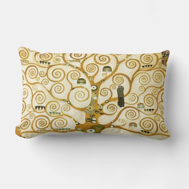 Gustav Klimt de boom van de  kunst van het leven Kussen (Voorkant)