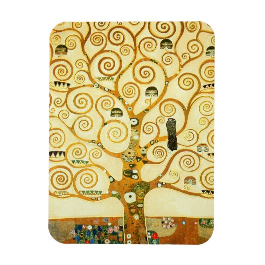 Gustav Klimt de boom van de  kunst van het leven Magneet (Verticaal)