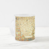 Gustav Klimt de boom van de kunst van het leven Matglas Koffiemok (Voorkant links)