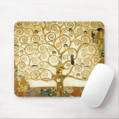 Gustav Klimt de boom van de  kunst van het leven Muismat (Met muis)
