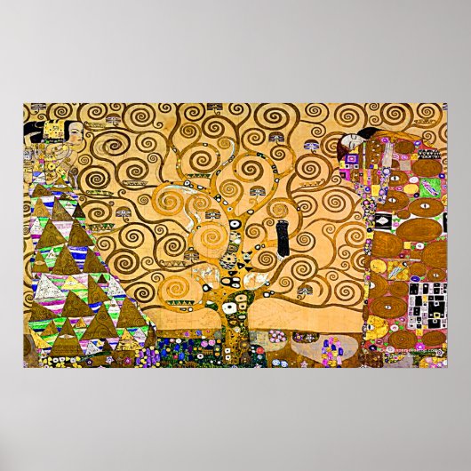 Gustav Klimt "De boom van het leven" Poster (Voorkant)