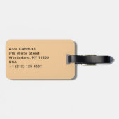 Gustav Klimt - De boom van het leven, Stoclet Frie Bagagelabel (Achterkant horizontaal)