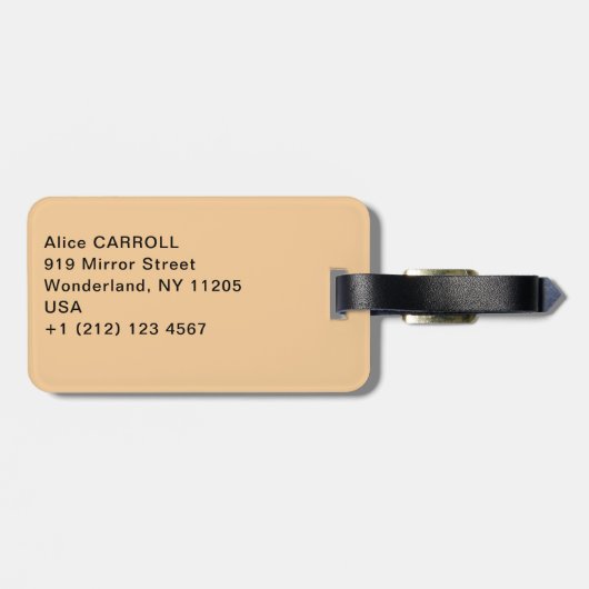 Gustav Klimt - De boom van het leven, Stoclet Frie Bagagelabel (Achterkant horizontaal)