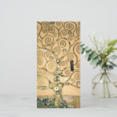 Gustav Klimt - De boom van het leven, Stoclet Frie Bedankkaart (Staand voorkant)