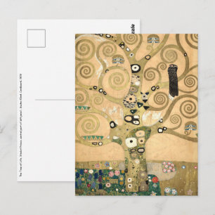 Gustav Klimt - De boom van het leven, Stoclet Frie Briefkaart