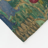 Gustav Klimt - De boom van het leven, Stoclet Frie Fleece Deken (Hoek)