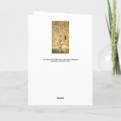 Gustav Klimt - De boom van het leven, Stoclet Frie Kaart (Achterkant)