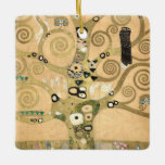 Gustav Klimt - De boom van het leven, Stoclet Frie Keramisch Ornament<br><div class="desc">The Tree of Life,  Stoclet Frieze,  centraal deel van het linkerpaneel - Gustav Klimt,  karton,  1909</div>