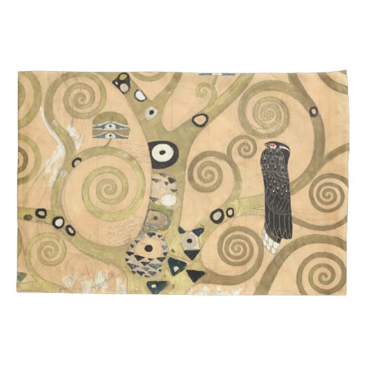 Gustav Klimt - De boom van het leven, Stoclet Frie Kussensloop (Achterkant)