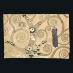 Gustav Klimt - De boom van het leven, Stoclet Frie Kussensloop<br><div class="desc">The Tree of Life, Stoclet Frieze, centraal deel van het linkerpaneel - Gustav Klimt, karton, 1909</div>