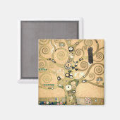 Gustav Klimt - De boom van het leven, Stoclet Frie Magneet (Voorkant / Achterkant)