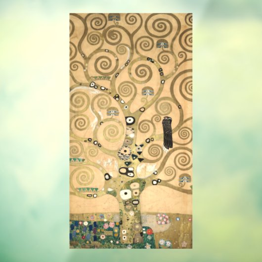 Gustav Klimt - De boom van het leven, Stoclet Frie Raamsticker (Vel 3)