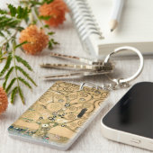 Gustav Klimt - De boom van het leven, Stoclet Frie Sleutelhanger (Voorkant Rechts)