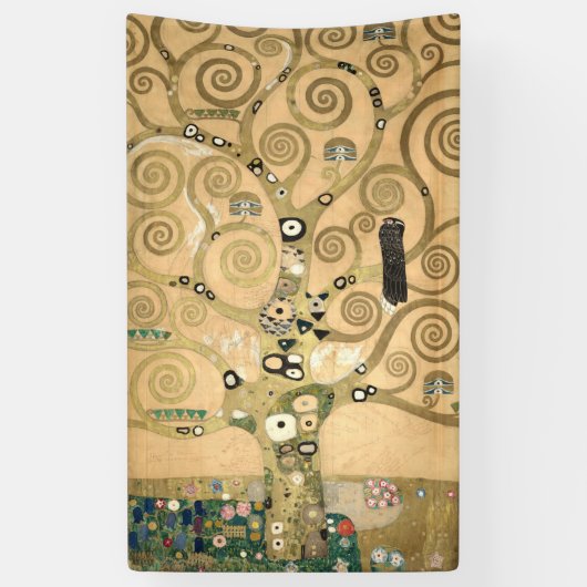 Gustav Klimt - De boom van het leven, Stoclet Frie Spandoek (Verticaal)