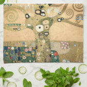 Gustav Klimt - De boom van het leven, Stoclet Frie Theedoek (Gevouwen)