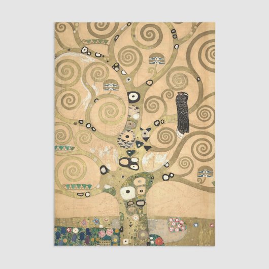 Gustav Klimt - De boom van het leven, Stoclet Frie Tissuepapier