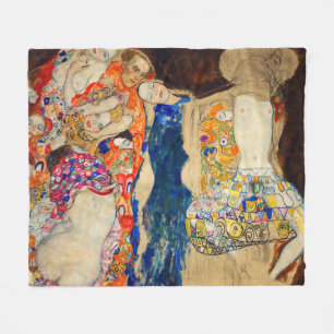 Gustav Klimt - De Bruid (onafgewerkt) Fleece Deken