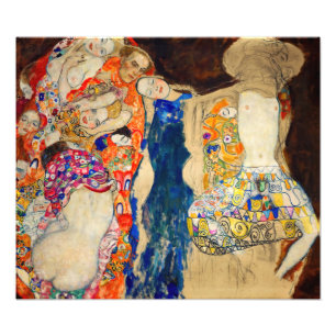 Gustav Klimt - De Bruid (onafgewerkt) Foto Afdruk