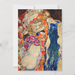 Gustav Klimt - De Bruid (onafgewerkt) Kaart