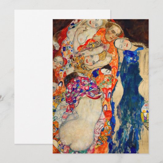 Gustav Klimt - De Bruid (onafgewerkt) Kaart (Voorkant / Achterkant)