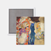 Gustav Klimt - De Bruid (onafgewerkt) Magneet (Voorkant / Achterkant)