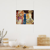 Gustav Klimt - De Bruid (onafgewerkt) Poster (Keuken)