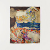 Gustav Klimt - De Bruid (onafgewerkt) Wandkleed (Voorkant)