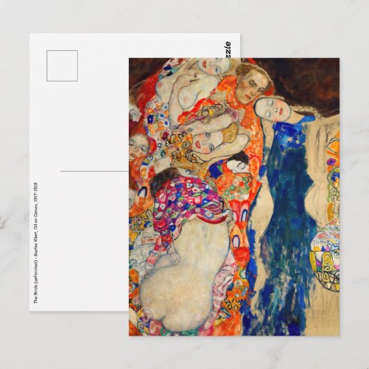 Gustav Klimt - De Bruid (onvoltooid) Briefkaart (Voorkant / Achterkant)
