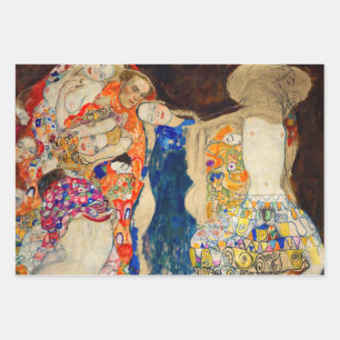 Gustav Klimt - De Bruid (onvoltooid) Inpakpapier Vel