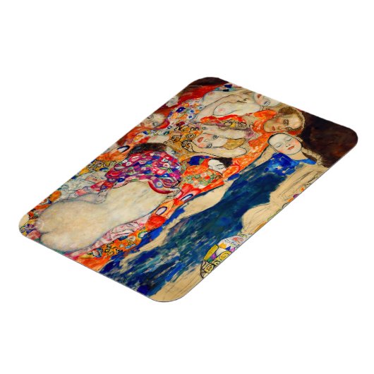 Gustav Klimt - De Bruid (onvoltooid) Magneet (Linkerzijde)
