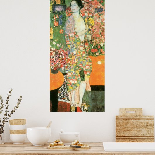 Gustav Klimt - de danser Poster (Keuken)
