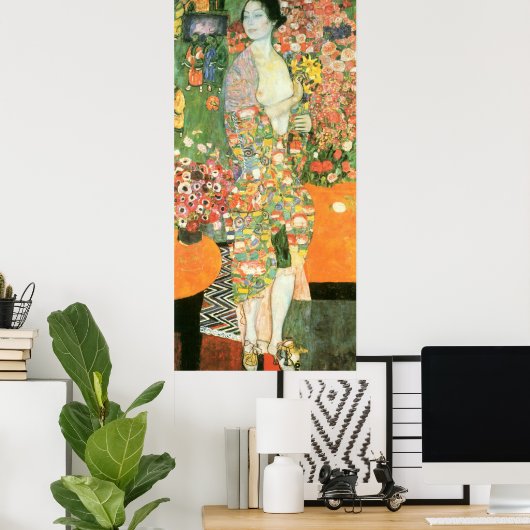 Gustav Klimt - de danser Poster (Thuiskantoor)