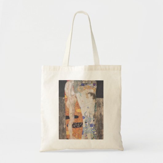 Gustav Klimt De drie jaren van de vrouw Tote Bag (Voorkant)
