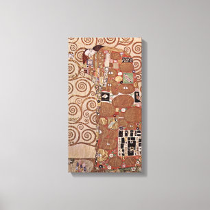 Gustav Klimt - De Embrace Canvas Afdruk