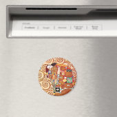 Gustav Klimt - De Embrace - Fine Art Painting Magneet (Insitu (Vaatwasser))