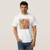 Gustav Klimt - De Embrace - Fine Art Painting T-shirt (Voorkant volledig)