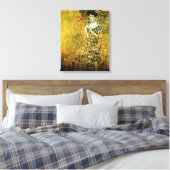 Gustav Klimt de Gouden Dame op doek Canvas Afdruk (Insitu (Slaapkamer))