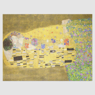 Gustav Klimt De Kiss  Antiek Decoupage Tissuepapier