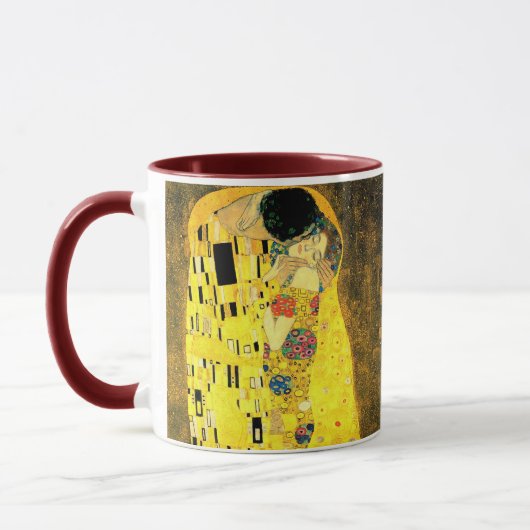 Gustav Klimt - De Kiss Mok 2 (Links)