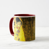 Gustav Klimt - De Kiss Mok 2 (Voorkant links)